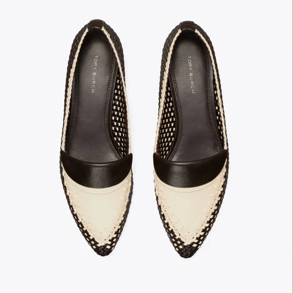 ‼️NEW TORY BURCH Envelope Loafer Woven Raffia Coco/New Cream US 8 - Picture 6 of 14